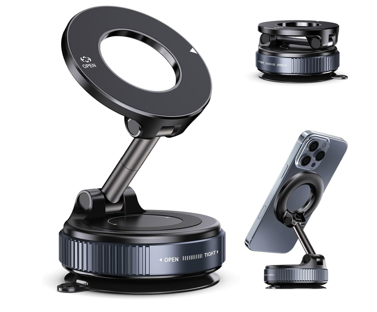 360° Magnetic Vaccum Suction Car Mount
