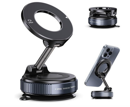 360° Magnetic Vaccum Suction Car Mount