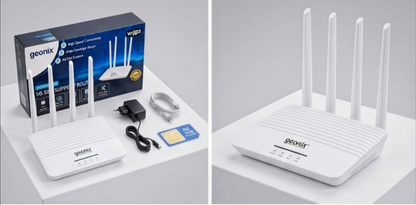 Geonix GXWR4-5G Ultra-Fast WiFi 6 Router with SIM Support