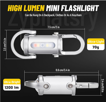 7-in-1 Multi-Light Keychain Powerbank