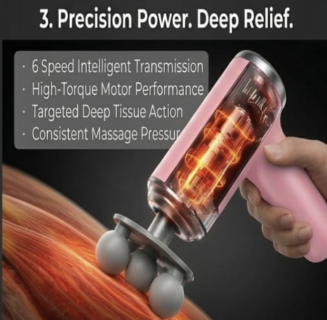 Portable Deep Tissue Massage Gun