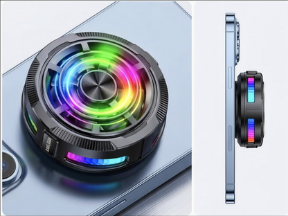 KAKUSIGA Magnetic Mobile Phone Cooler with RGB Lighting
